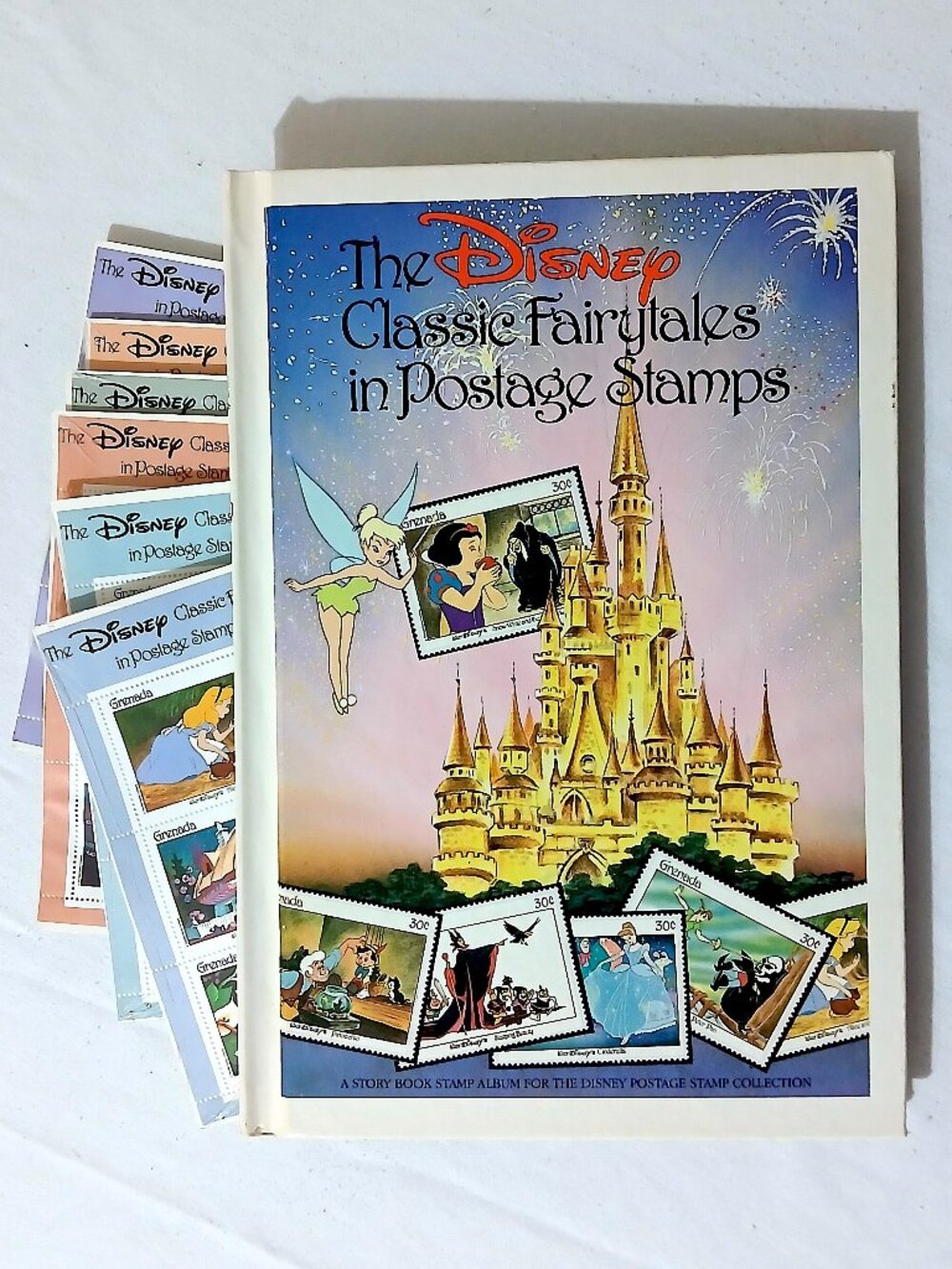 Disney Classic Fairytales In Postage Stamps Album 6 Sealed Grenada Stamp Sheets